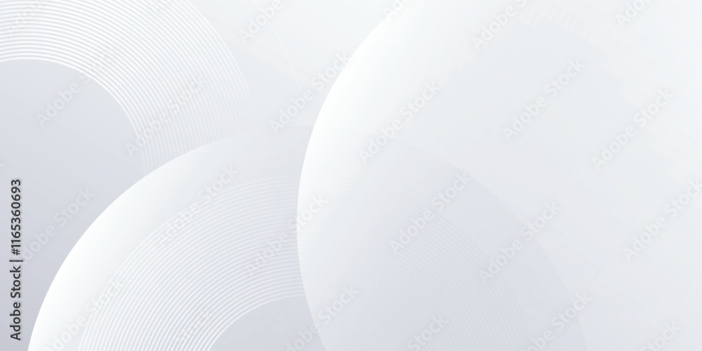 Modern white background with white circle lines digital future art simple Modern white background with white circle lines digital future art simple