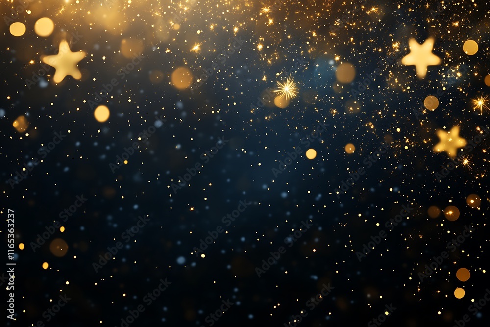 Fototapeta premium abstract yellow background with some smooth lines in it and some sparkles in it