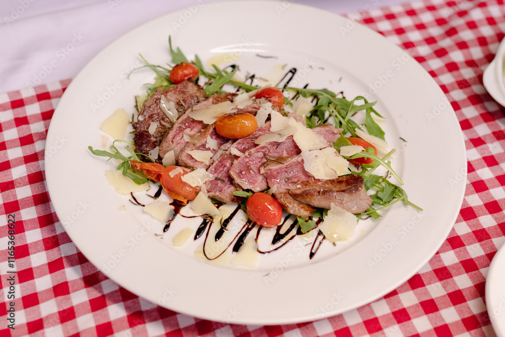 Grilled Steak Salad with Arugula and Parmesan Grilled Steak Salad with Arugula and Parmesan