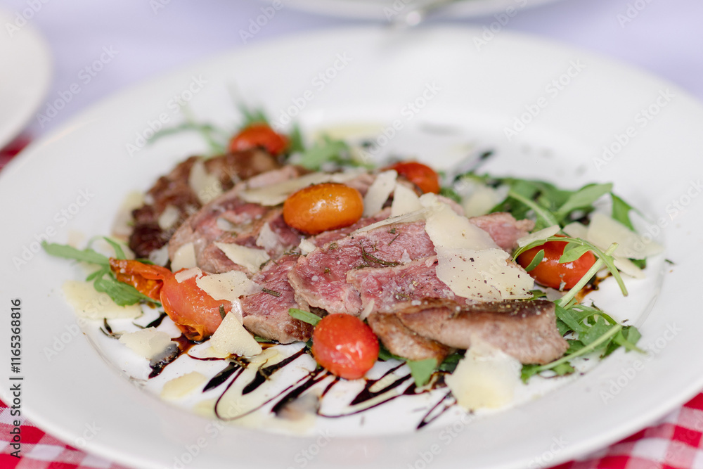 Grilled Steak Salad with Arugula and Parmesan Grilled Steak Salad with Arugula and Parmesan