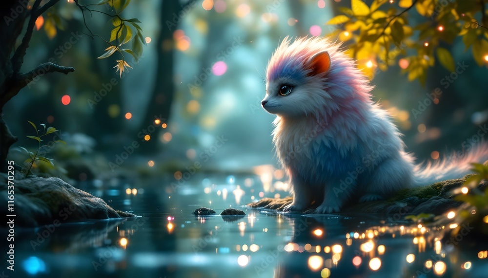 Enchanting Magical World with Fantasy Character