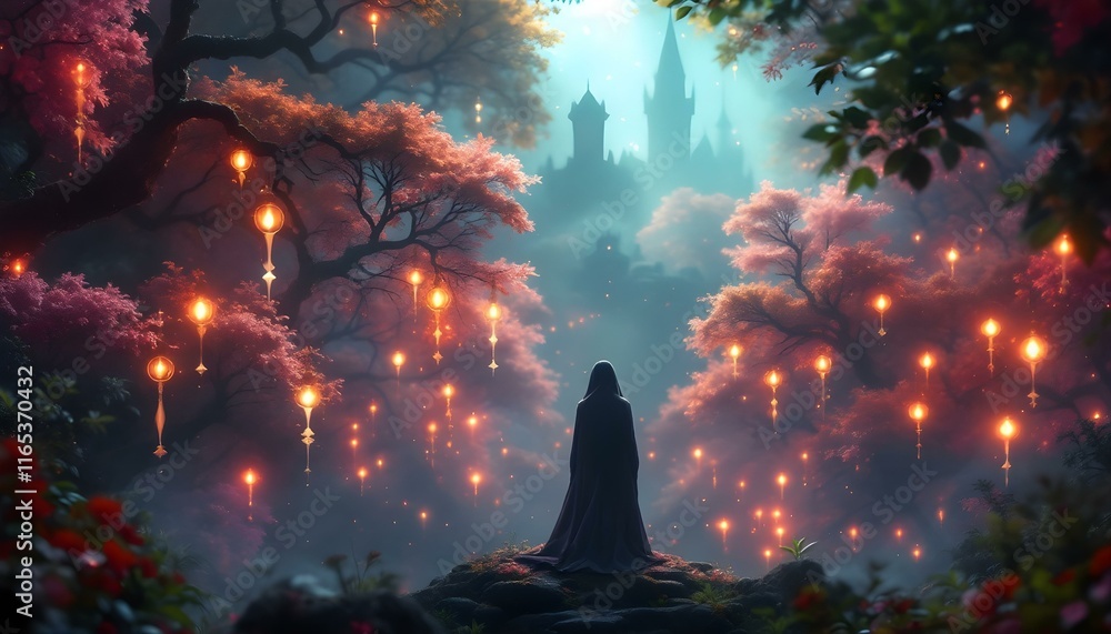 Enchanting Magical World with Fantasy Character