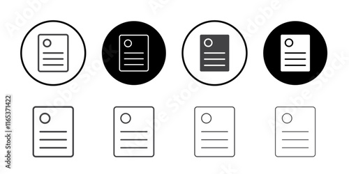Key chain icon Thin outline art symbol
