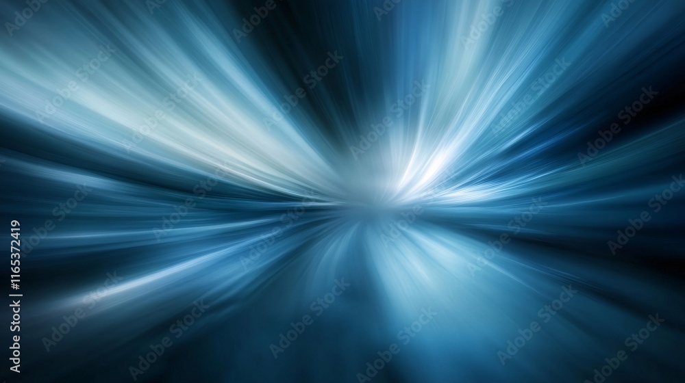 Abstract blue light speed motion background generating radial blur effect Abstract blue light speed motion background generating radial blur effect