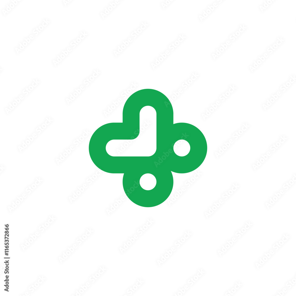 Letter J plus, medic, outline geometric symbol simple logo vector Letter J plus, medic, outline geometric symbol simple logo vector