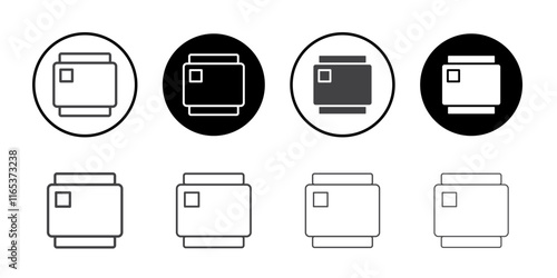 Vault icon Thin outline art symbol