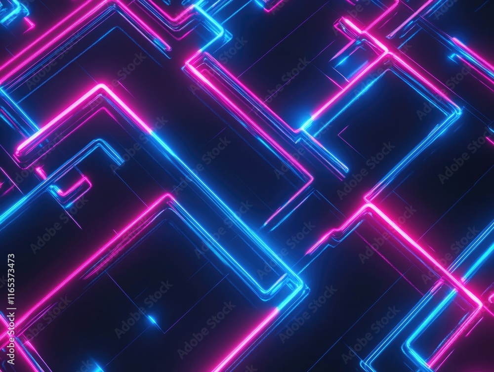 Multicolored lines on black background Multicolored lines on black background