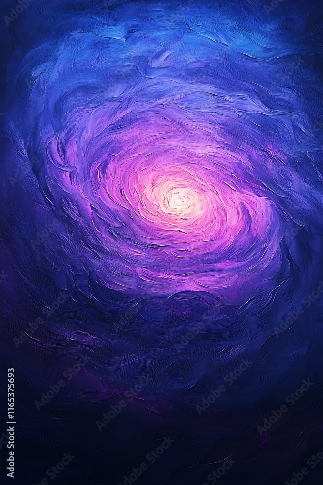 Obraz premium swirling abstract art with various shades of purple and pink in motion