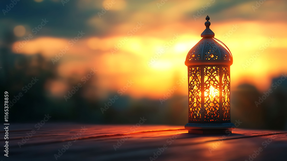 Ramadan Lanterns at Golden Hour Ramadan Lanterns at Golden Hour