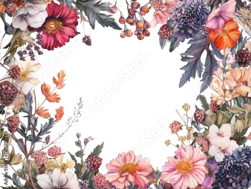 Fototapeta Naklejka Na Ścianę i Meble -  Wreath of flowers