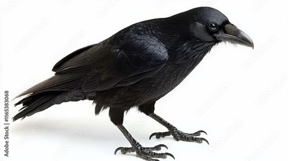 Obraz premium crow. crow on white background. animal