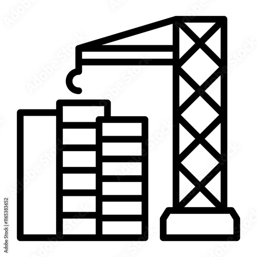 Structural   Vector Line Icon Design