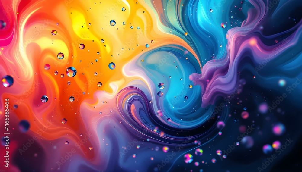 Modern Retro Abstract Background
