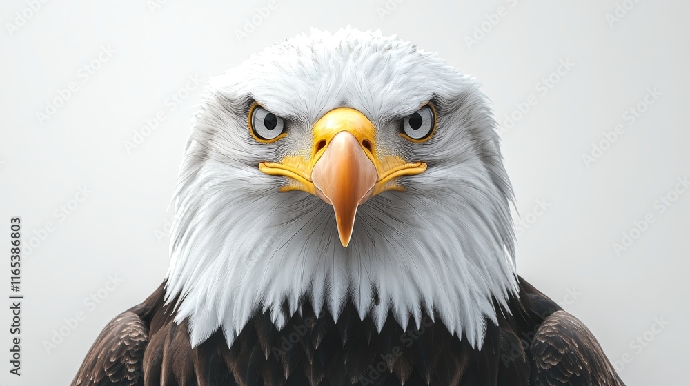 Obraz premium eagle. eagle on white background. animal