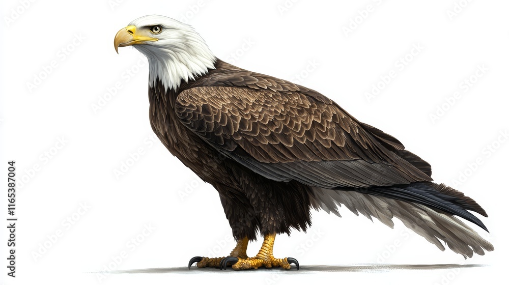 Obraz premium eagle. eagle on white background. animal