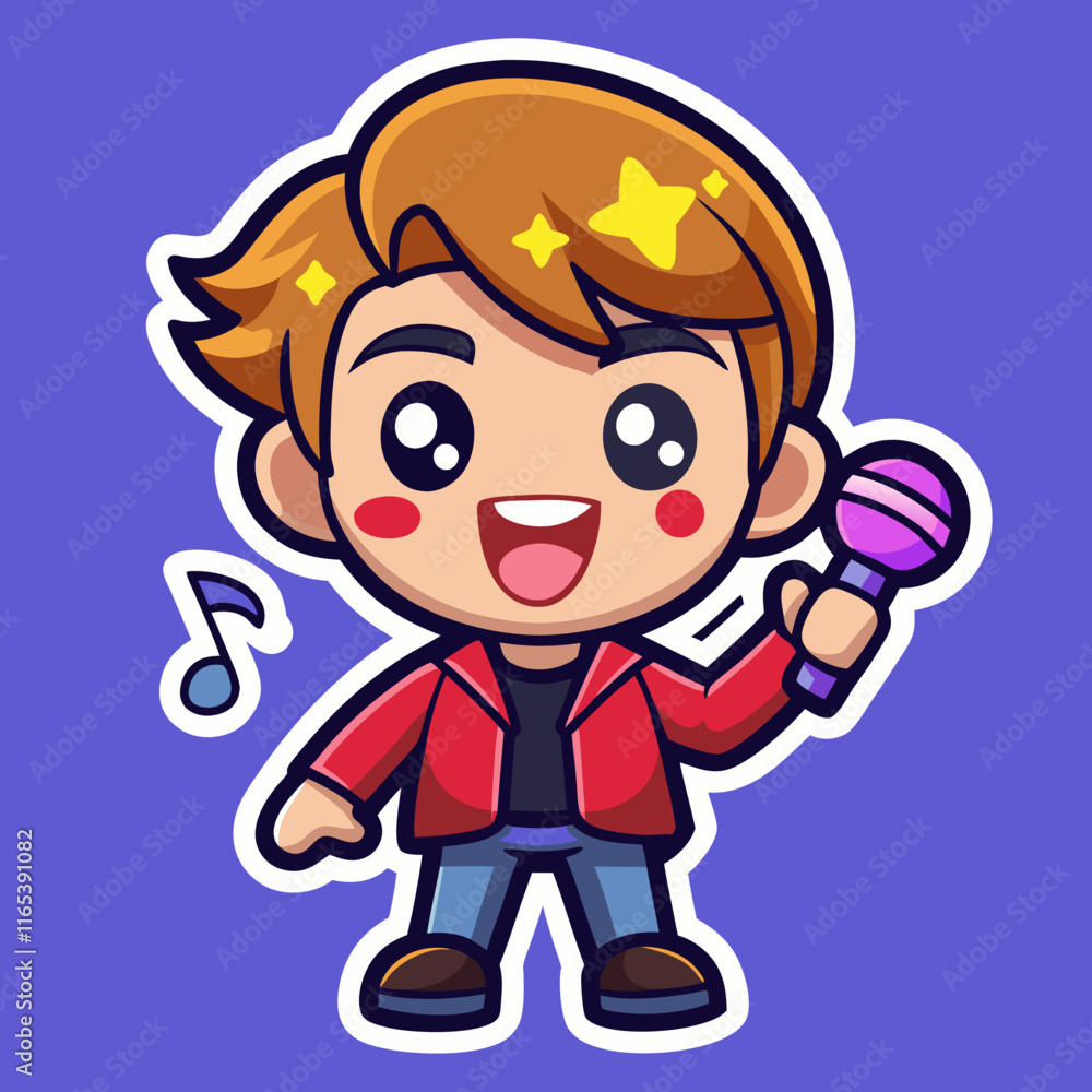 cartoon illustration of a child with smile cartoon illustration of a child with smile