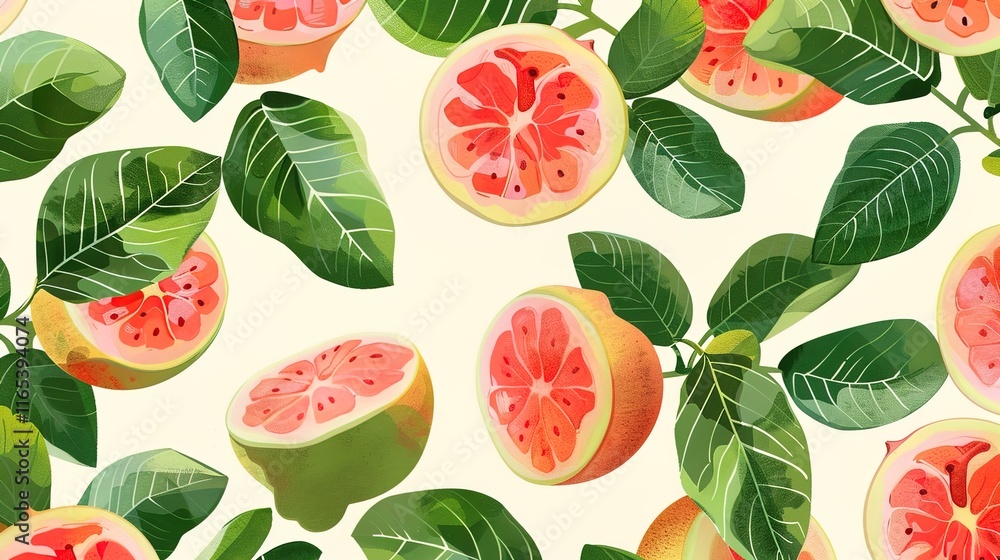 guava seamless pattern wallpaper guava seamless pattern wallpaper