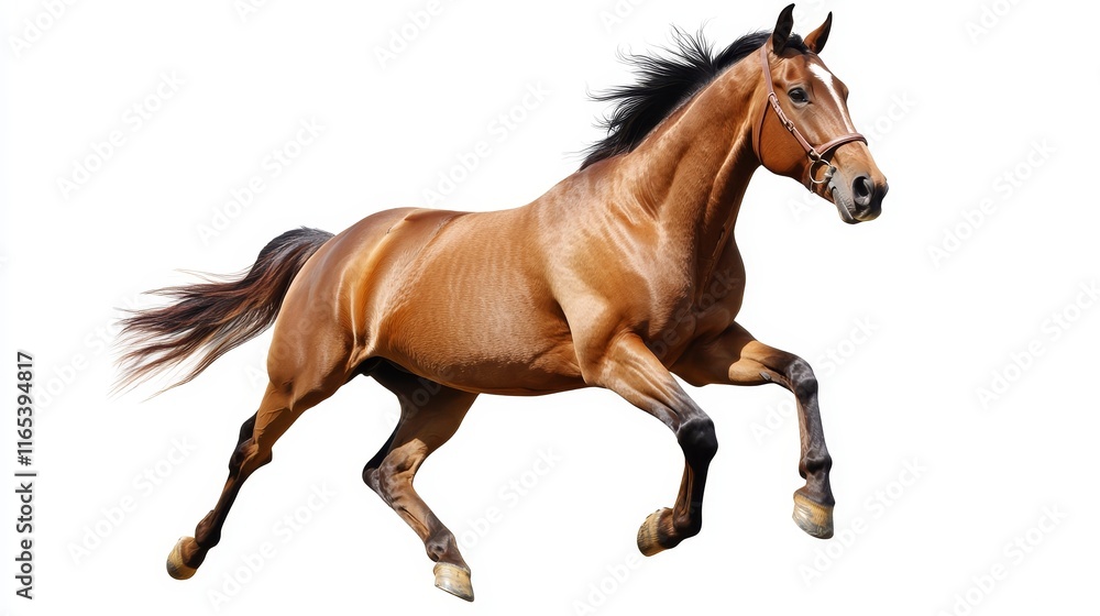 horse. horse on white background. animal horse. horse on white background. animal
