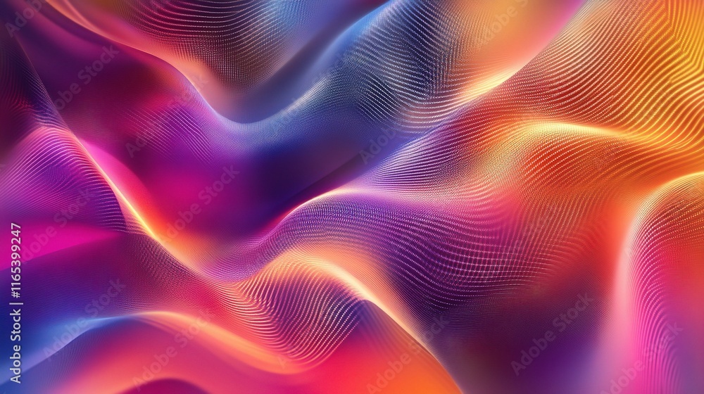 Vivid Abstract Dynamic Background with Colorful Waves and Lines Vivid Abstract Dynamic Background with Colorful Waves and Lines
