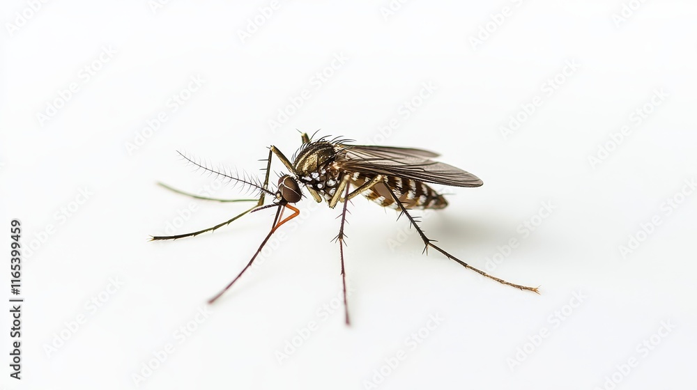 mosquito. mosquito on white background. animal mosquito. mosquito on white background. animal