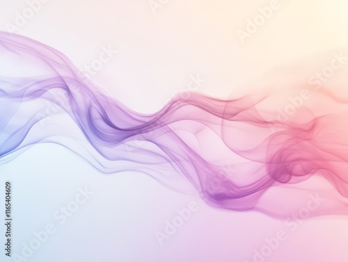 Wallpaper Mural Abstract swirling smoke in gradient colors, creating a calming and artistic visual effect. Torontodigital.ca