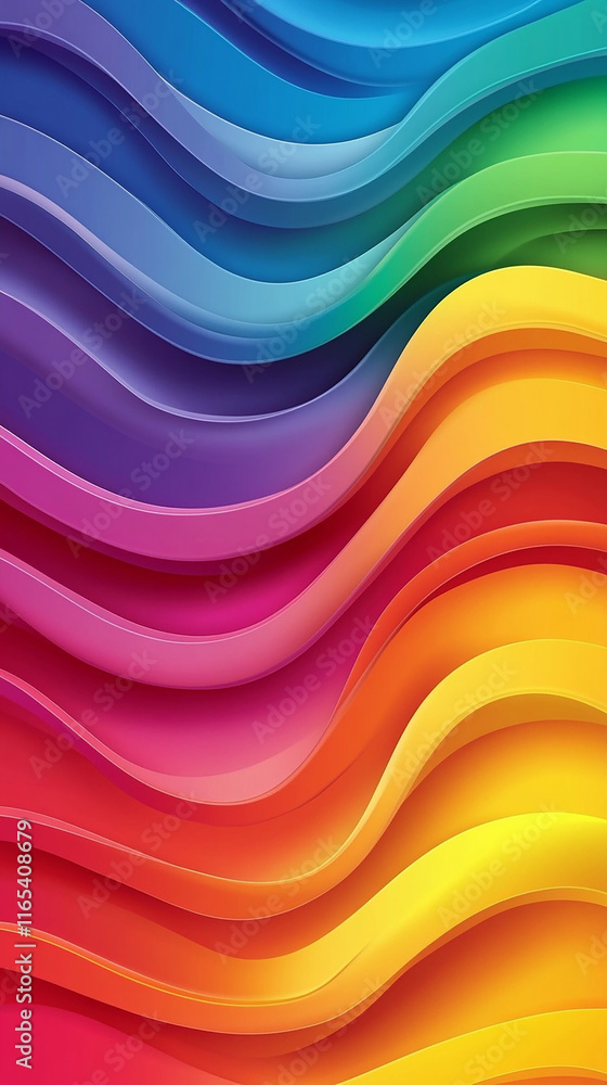 Smooth gradient background in rainbow tones Smooth gradient background in rainbow tones
