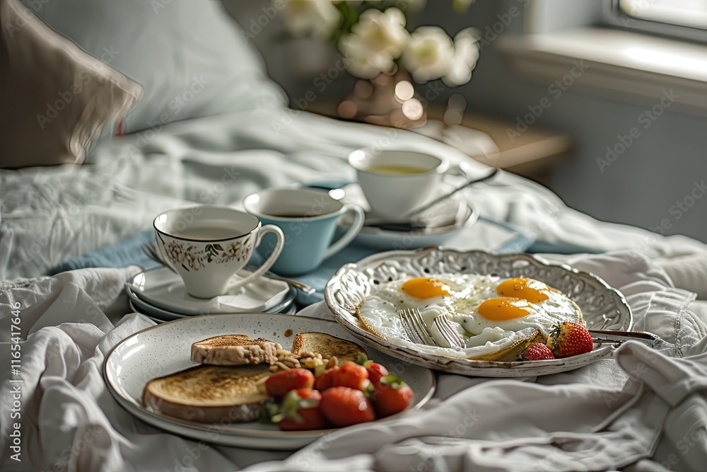 Tasty Breakfast in bed Tasty Breakfast in bed