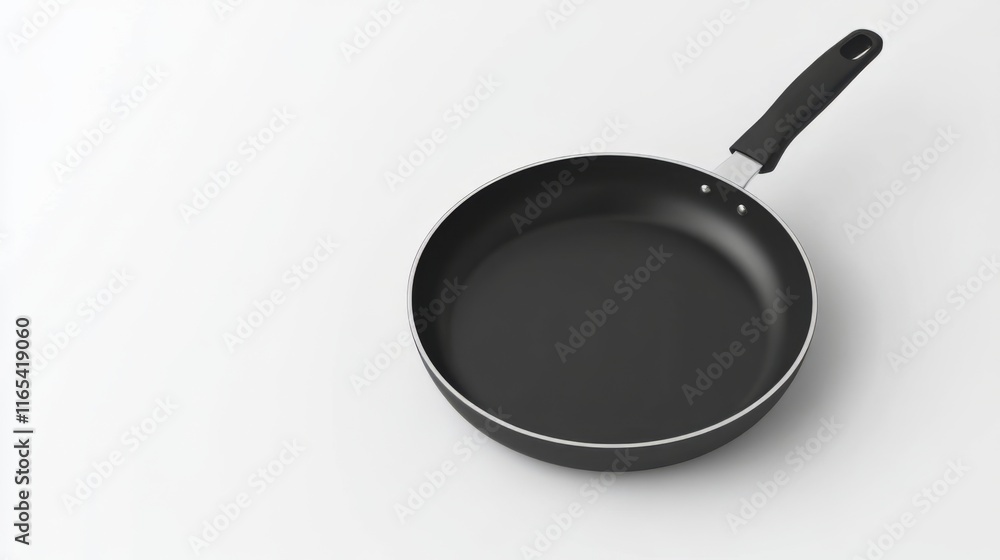 Sleek and Simple Black Frying Pan: Essential Kitchenware for Everyday Cooking Sleek and Simple Black Frying Pan: Essential Kitchenware for Everyday Cooking