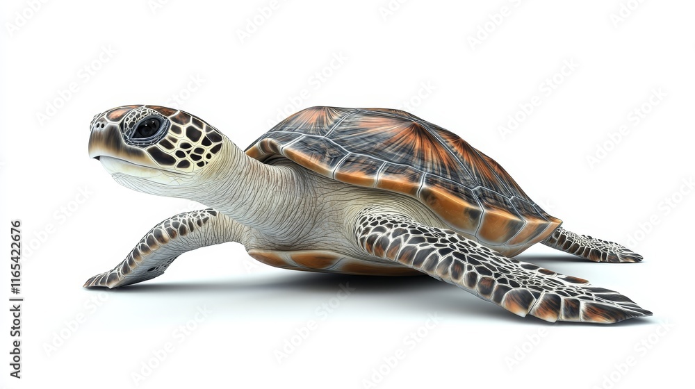 Obraz premium turtle. turtle on white background. animal