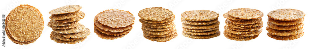 Pack of Oatcakes on Transparent background Pack of Oatcakes on Transparent background