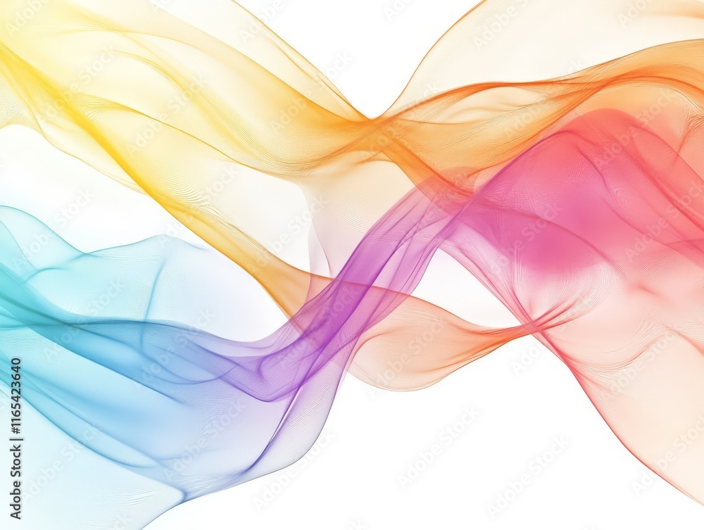 A vibrant wave of colorful, flowing abstract shapes creating a dynamic visual effect. A vibrant wave of colorful, flowing abstract shapes creating a dynamic visual effect.
