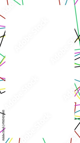 Artistic colored vertical borders and Frames, Photo frames, Colorful Borders,