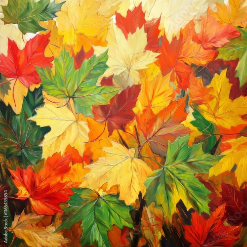 Brilliant autumn leaves