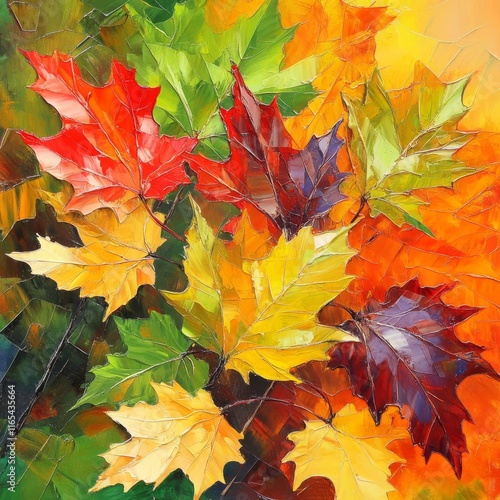 Colorful autumn foliage