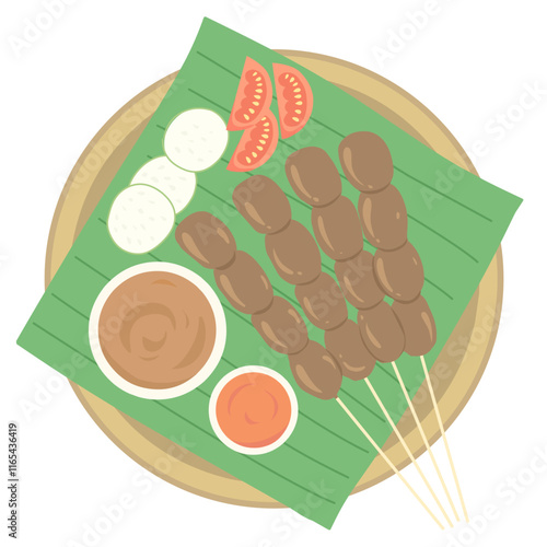 Sate Indonesian Traditional Food 