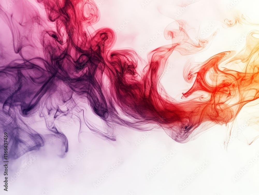 Abstract swirling smoke in shades of purple and red, creating a dynamic visual effect. Abstract swirling smoke in shades of purple and red, creating a dynamic visual effect.