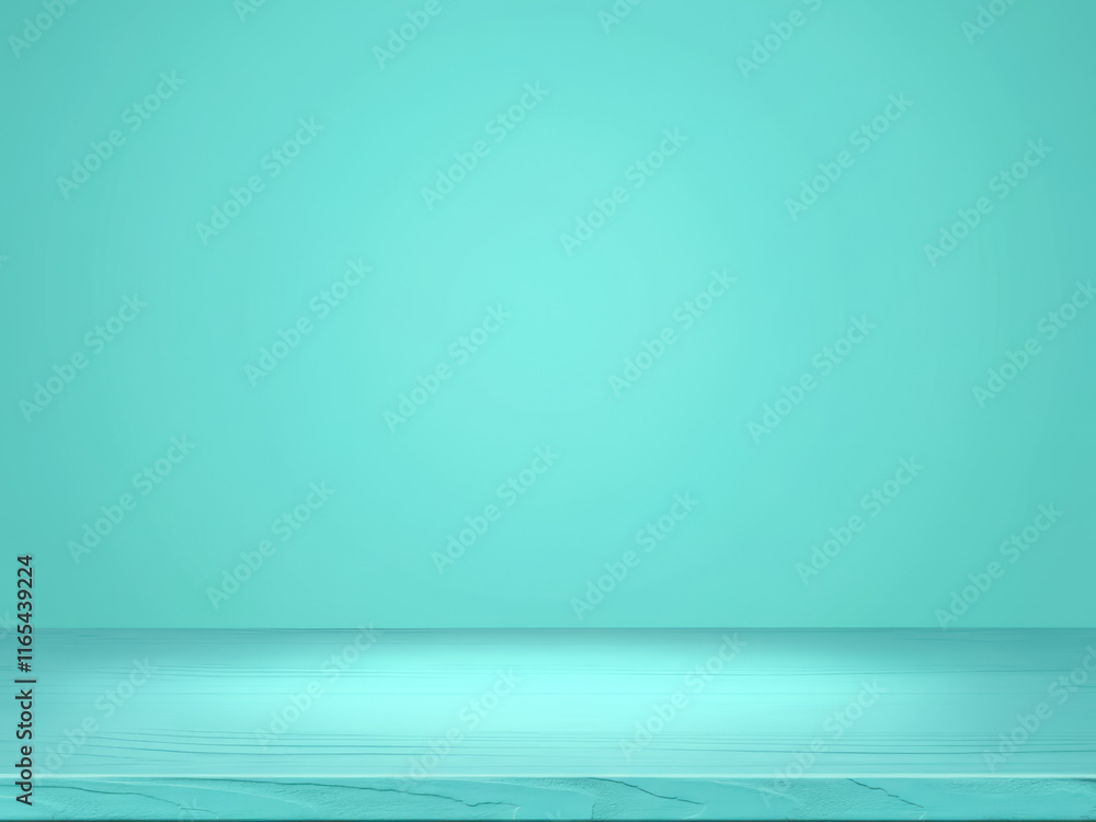 blue background wall and table for product display blue background wall and table for product display