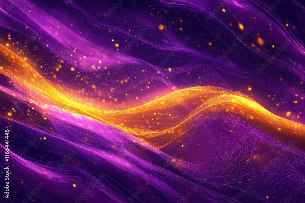 A vibrant and dynamic abstract technology background featuring shades of purple and yellow- designed to create a futuristic and modern aesthetic for use in banners and posters A vibrant and dynamic abstract technology background featuring shades of purple and yellow- designed to create a futuristic and modern aesthetic for use in banners and posters