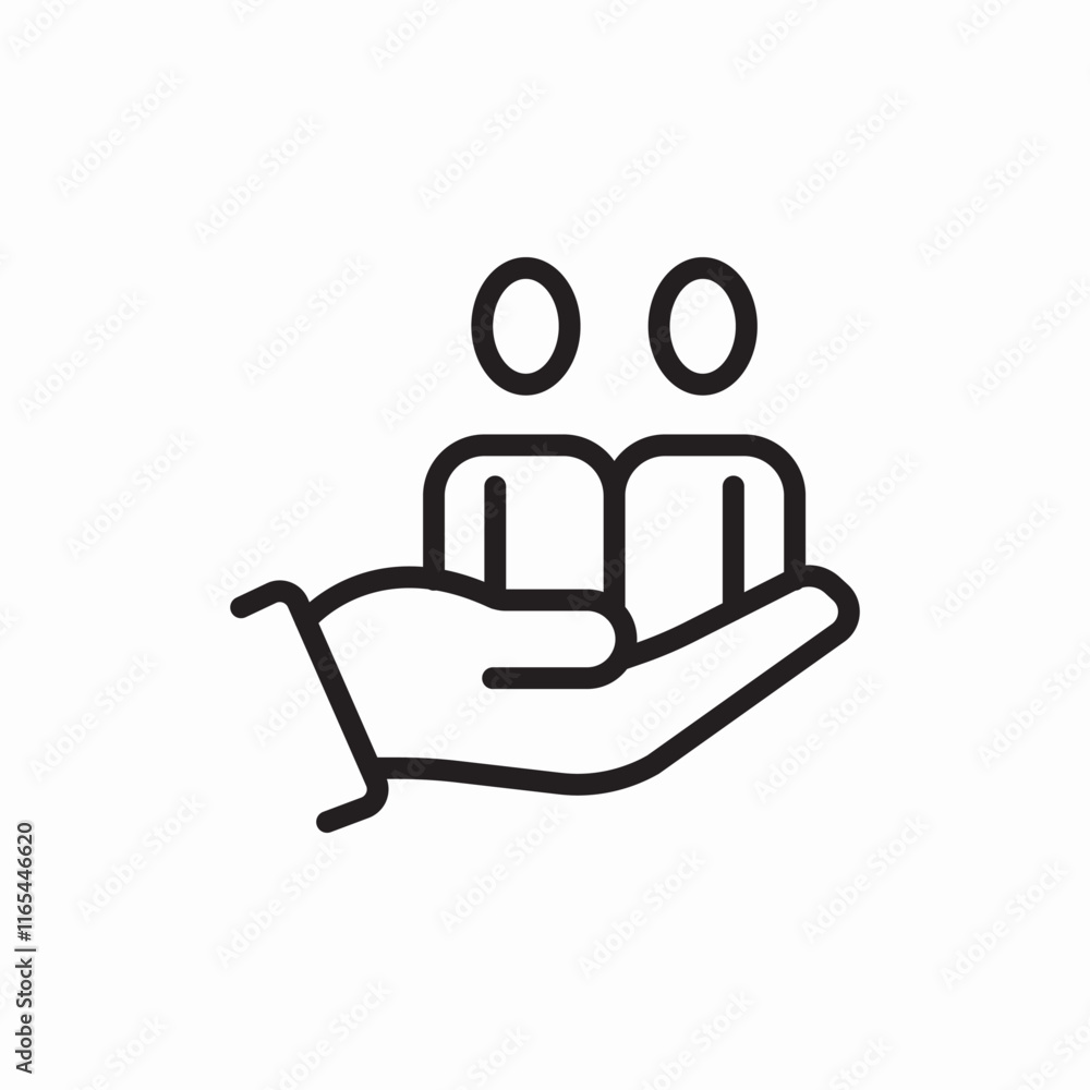 Customer care support service icon vector sign
Customer care support service icon vector sign