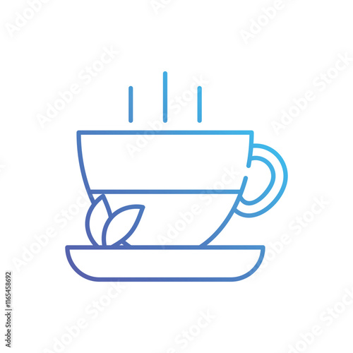 Herbal tea vector icon