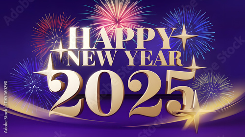 Wallpaper Mural welcome 2025 year greeting, happy new year concept for post card, design, face book cover, Instagram, lettering.	
 Torontodigital.ca