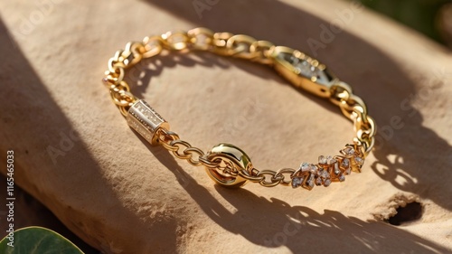 A stunning collection of elegant gold and silver jewelry, featuring a necklace, bracelet, and pearl accents, perfect for adding a touch of luxury and love to any outfit