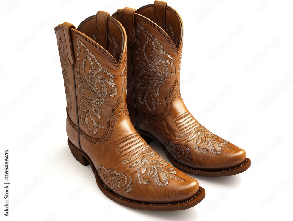 Cowboy Boots White Background Cowboy Boots White Background