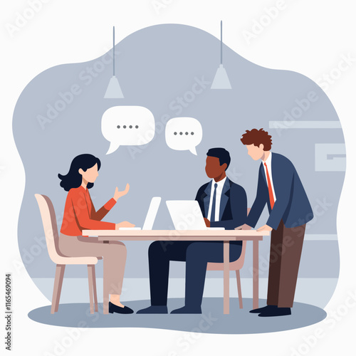 Business Meeting Illustration
