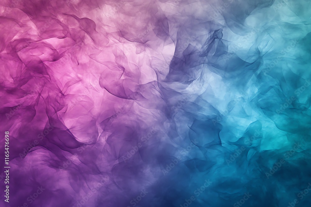 Fototapeta premium fluid shapes in soft purple and teal with abstract smooth patterns 