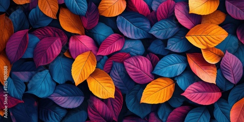 Wallpaper Mural Close-up of colorful autumn leaves Torontodigital.ca