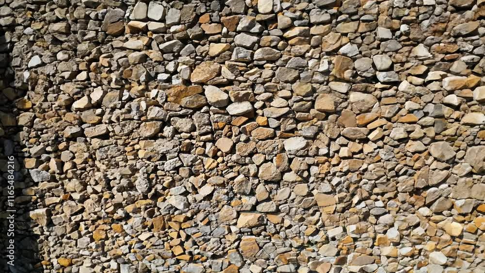 Emphasize texture and depth of this stone wall video Emphasize texture and depth of this stone wall video