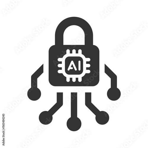 Ai padlock icon