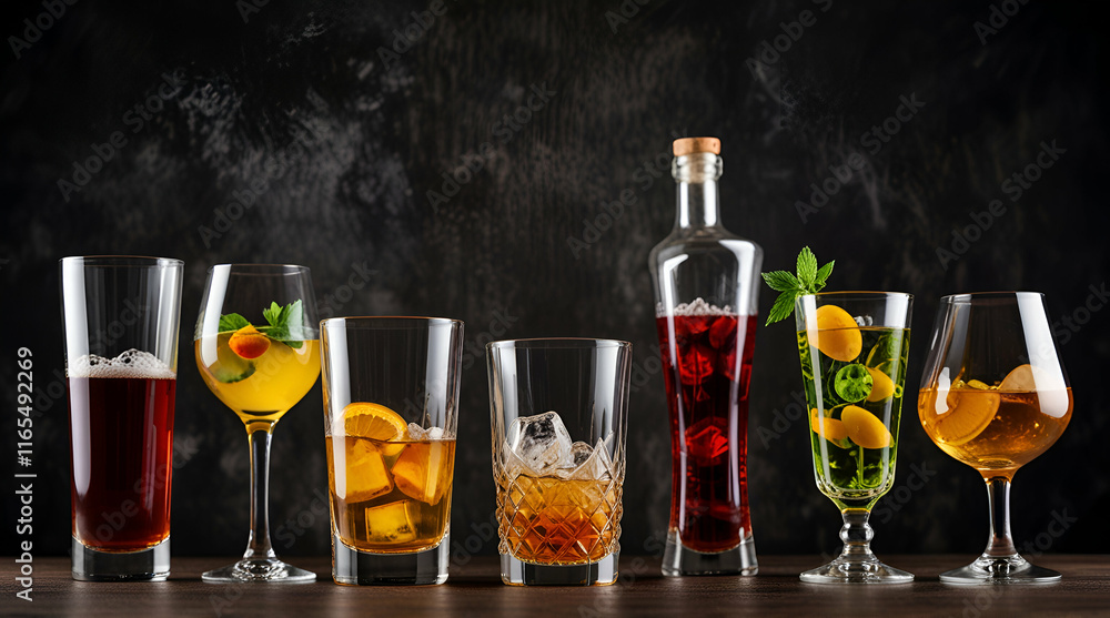 different alcohol drinks set,generative.ai
different alcohol drinks set,generative.ai