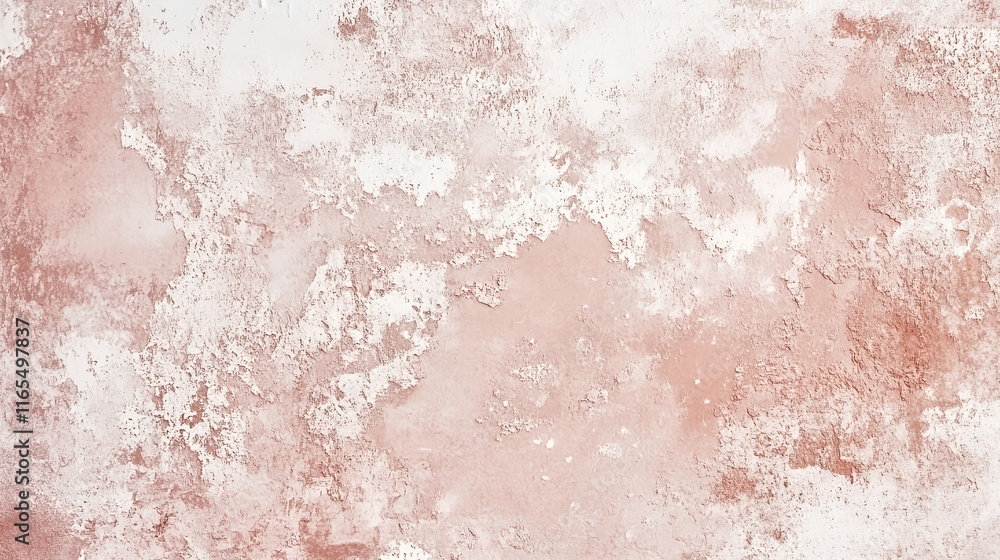Fototapeta premium Abstract Pink and White Cracked Wall Texture